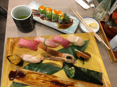 Sushi in Shabuya Tokyo