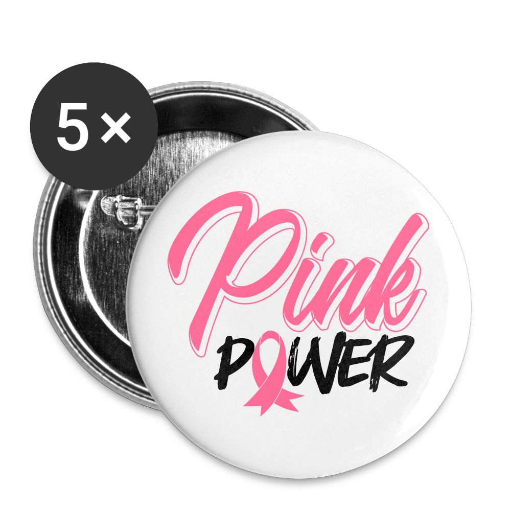 GU 'Pink Power' GU Large Buttons (5-pack)