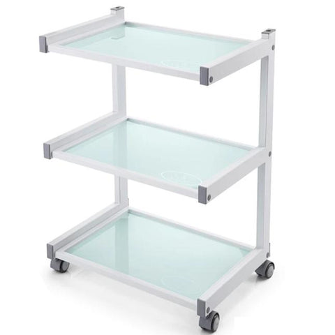 Carrello Estetica Legno Bianco Carrelli per Estetista Centri Estetici  Benessere SPA con 3 Ripiani e Cassetto – meeBy attrezzature per centri  estetici