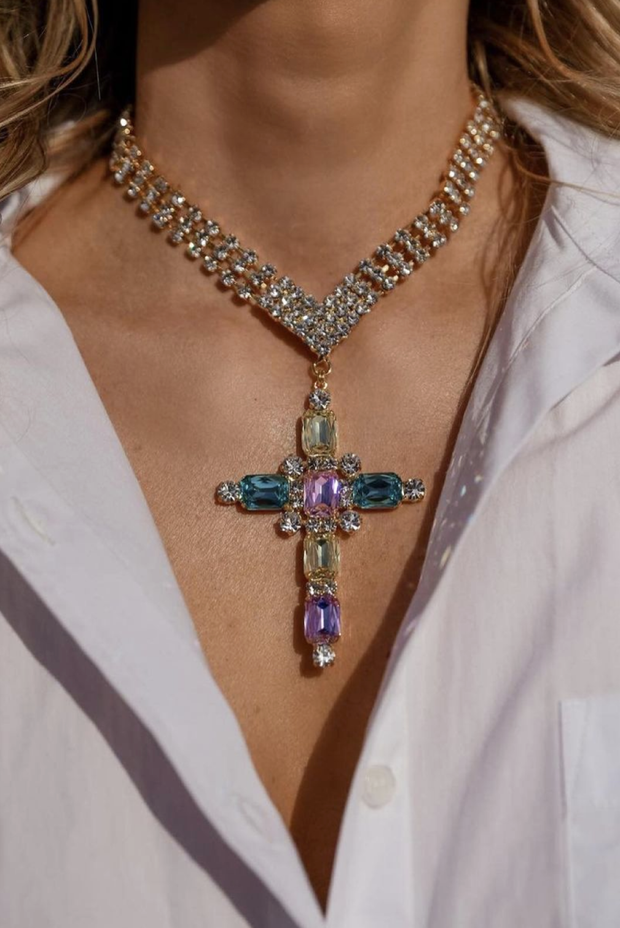 Cruel Intentions Necklace.  Cruel intentions, Cross necklace