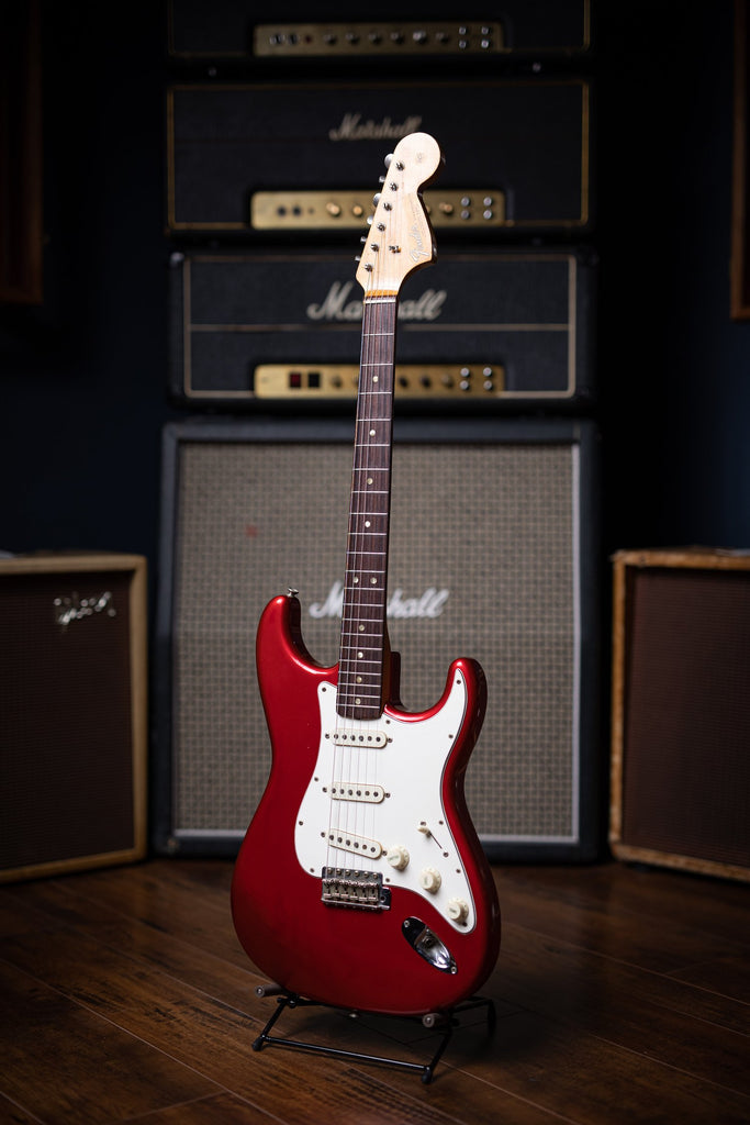 candy apple red guitar