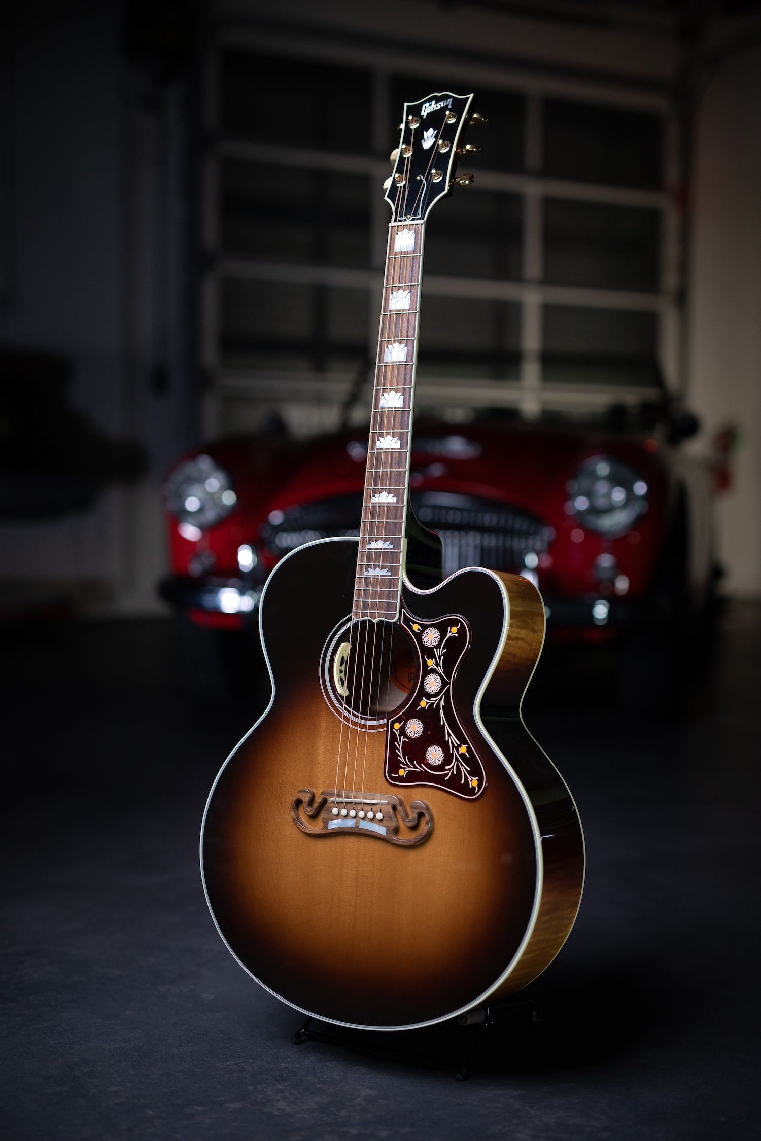 black gibson j 200