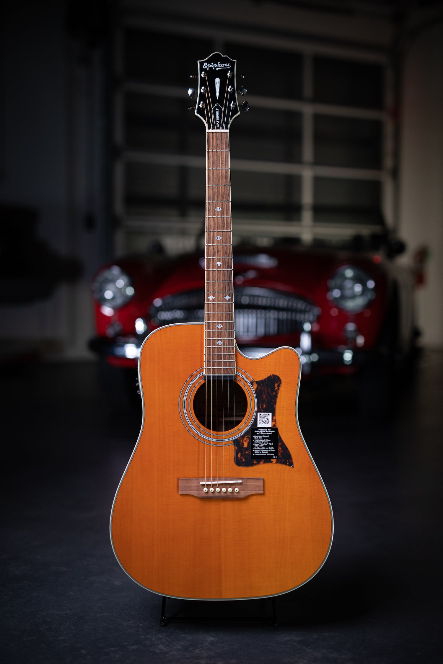 Epiphone Masterbilt DR-500MCE Acoustic-Electric - Natural – Walt