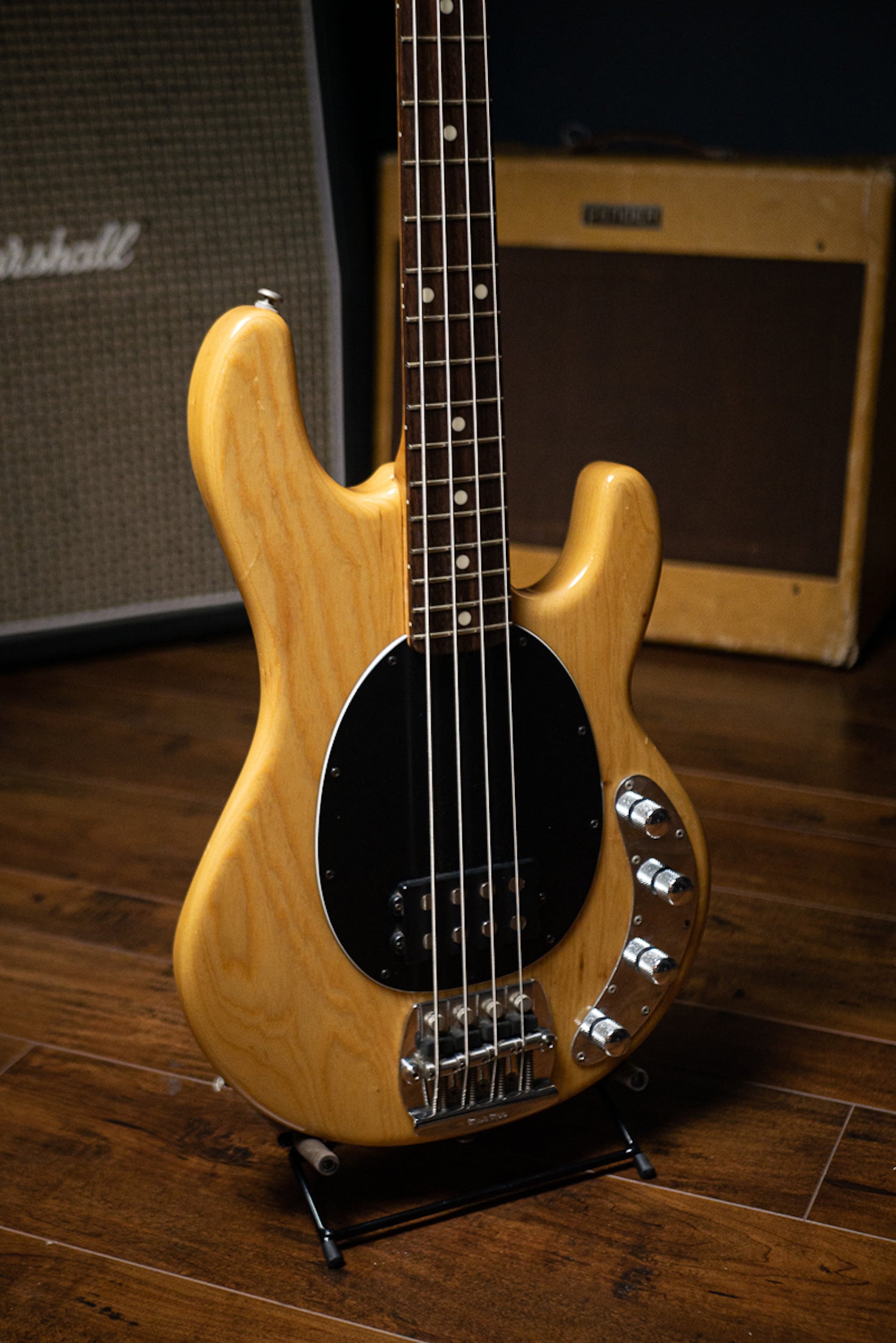 1993 Musicman Stingray 4 String Electric Bass - Natural – Walt