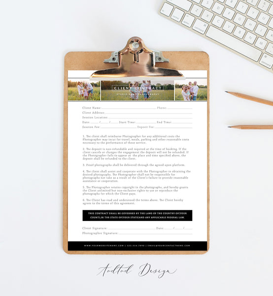 photography client contract template