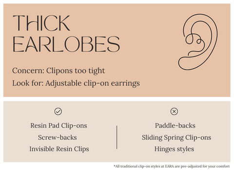 Choosing The Right Clip-on Earrings For Your Ears_thick earlobes