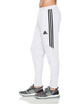 adidas Men's Soccer Tiro 17 Pants, Small, White/Black