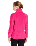 Columbia Women's Benton Springs Classic Fit Full Zip Soft Fleece Jacket, Punch Pink, Medium