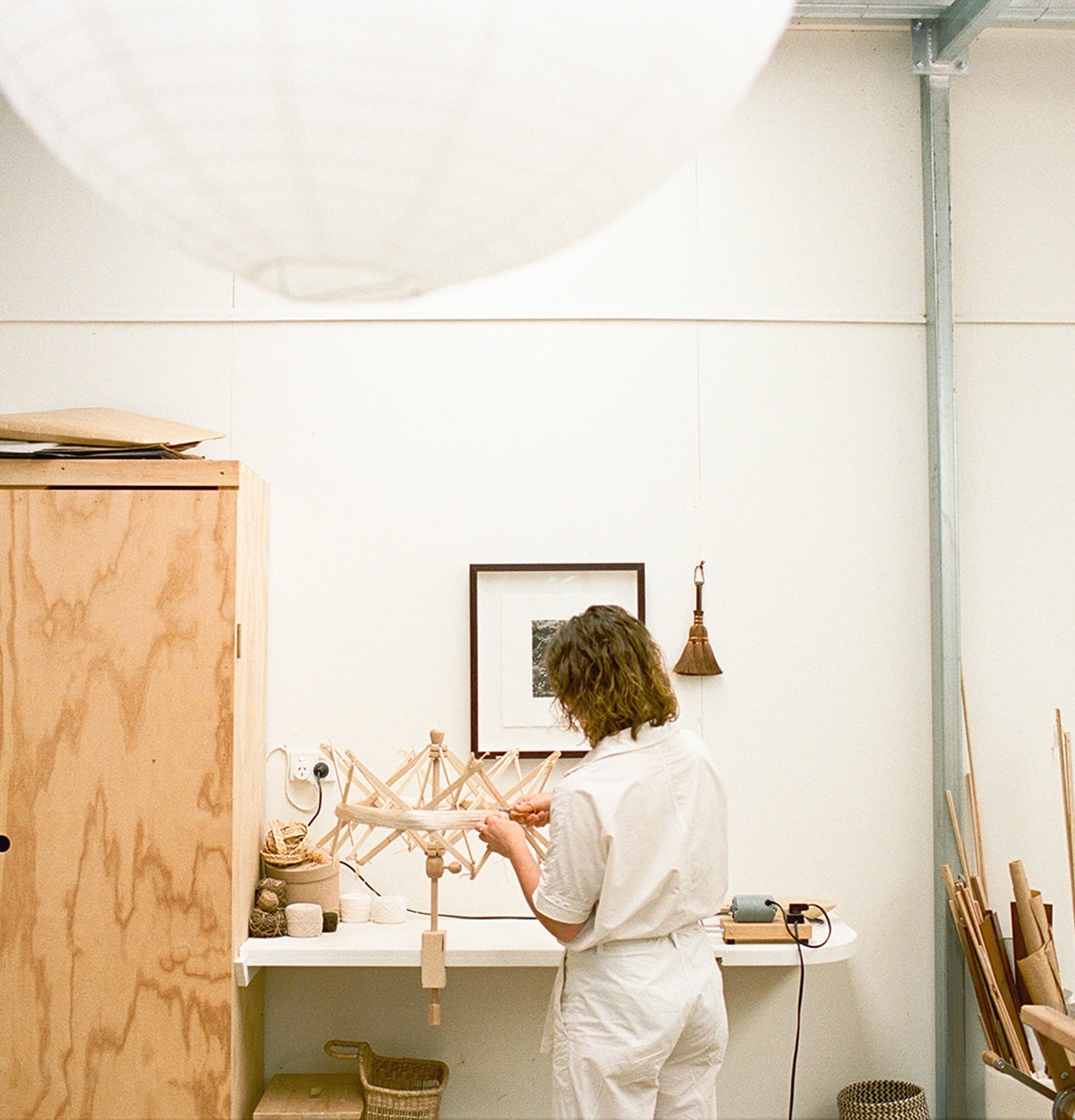 Emma in her studio 