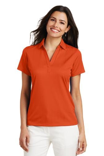 ladies orange polo shirt