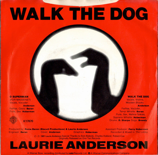 Laurie Anderson : O Superman (7, EP, RP, Sil) 1