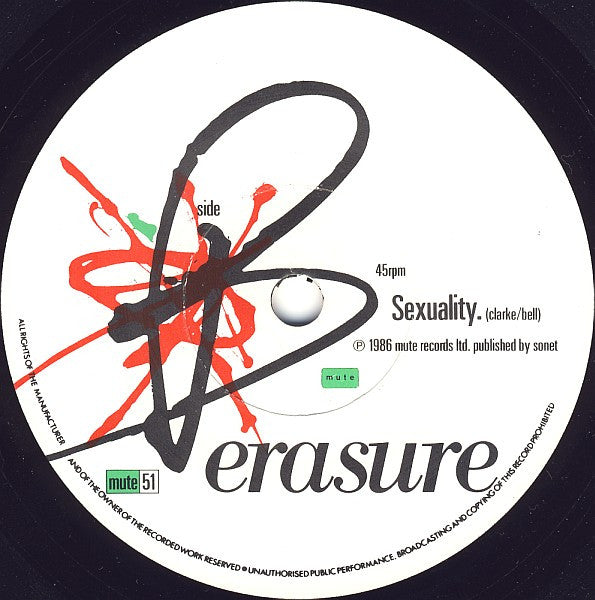 Erasure : Sometimes (7, Single, Pap) 3