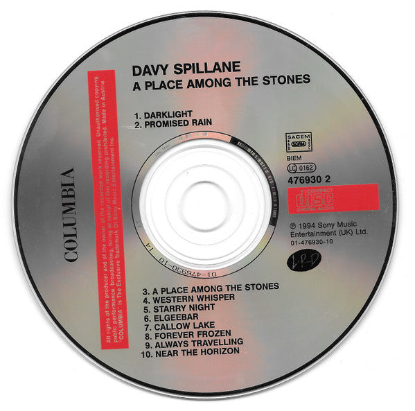 Davy Spillane : A Place Among The Stones (CD, Album) 2