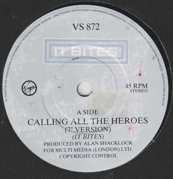 It Bites : Calling All The Heroes (7, Single) 2