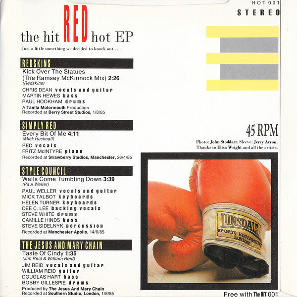 Various : The Hit RED Hot EP (7, EP) 1