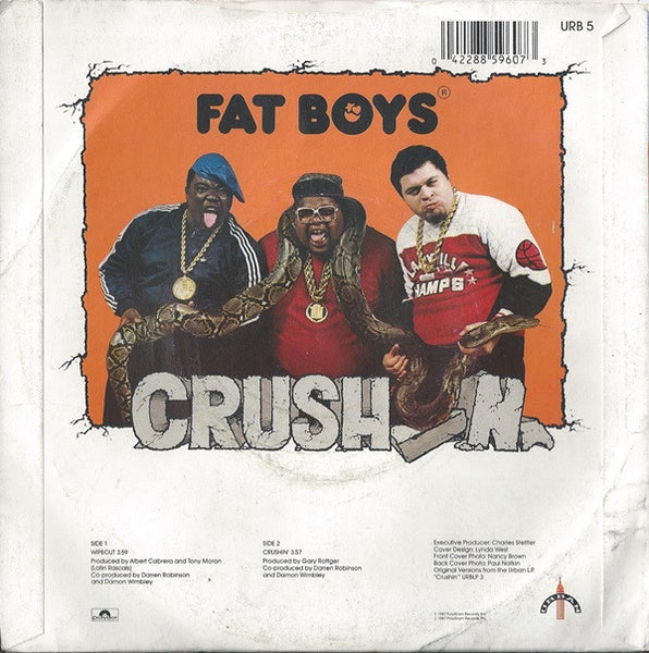 Fat Boys : Wipeout (7, Single, Red) 1