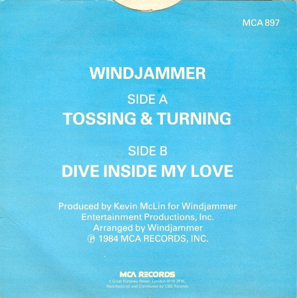 Windjammer : Tossing & Turning (7, Single) 1