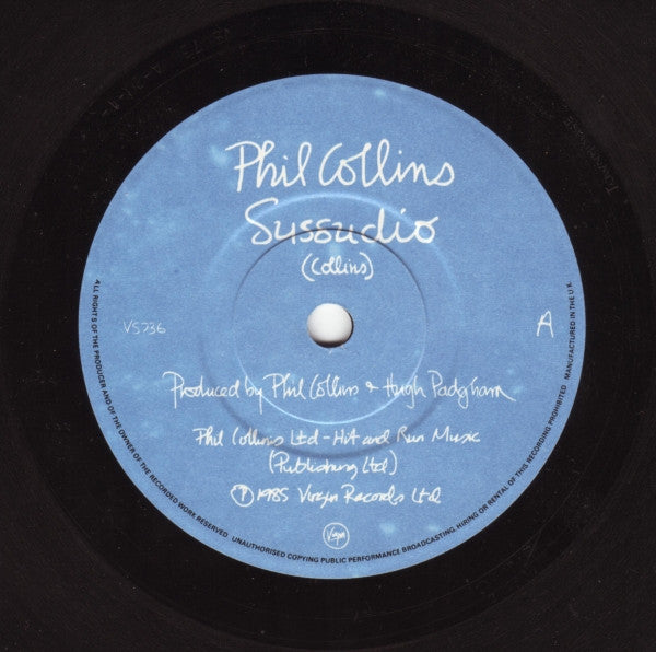 Phil Collins : Sussudio (7, Single) 2