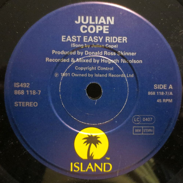 Julian Cope : East Easy Rider (7, Single) 2