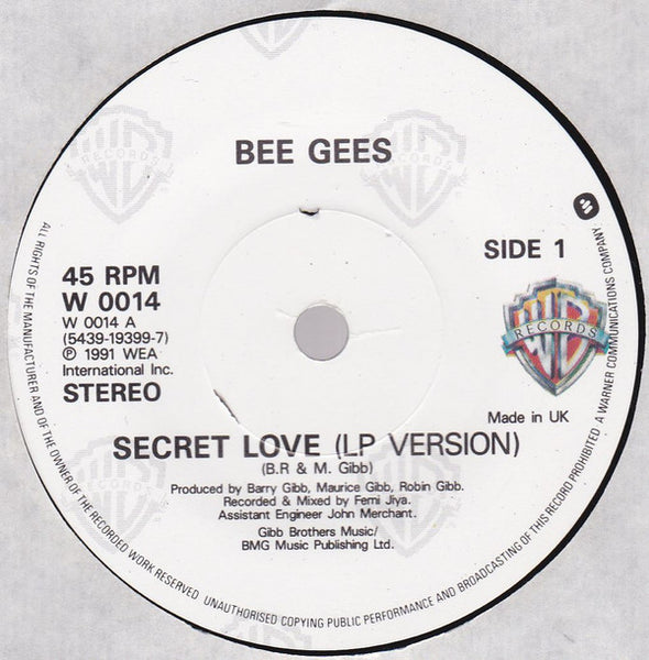Bee Gees : Secret Love (7, Single) 2