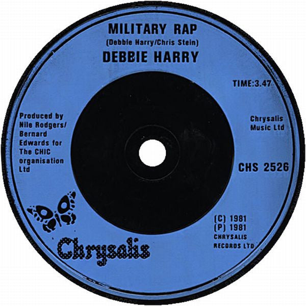 Deborah Harry : Backfired (7, Single, Blu) 3
