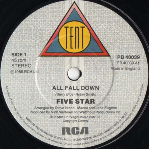 Five Star : All Fall Down (7, Single) 2