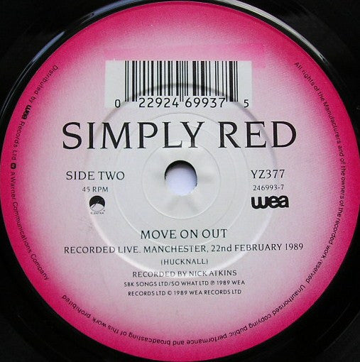 Simply Red : If You Dont Know Me By Now (7, Single, Dam) 3