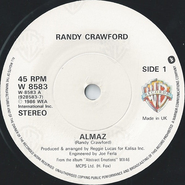 Randy Crawford : Almaz (7, Single, Pap) 2