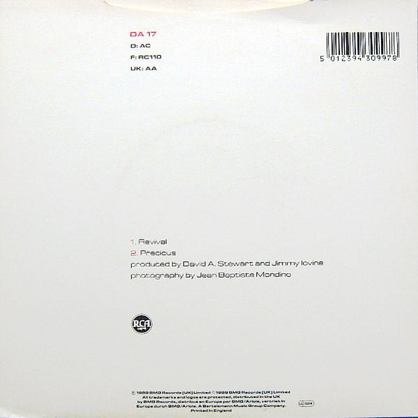Eurythmics : Revival (7, Single) 1
