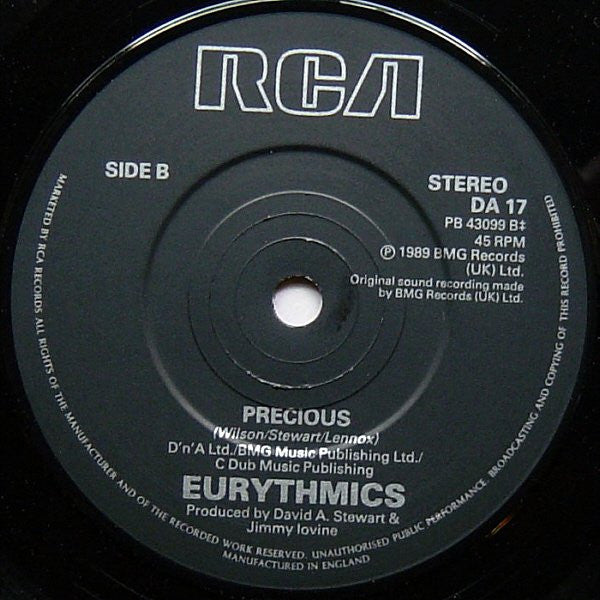 Eurythmics : Revival (7, Single) 3