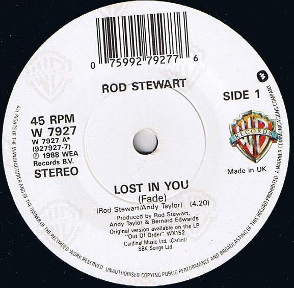 Rod Stewart : Lost In You (7, Single, Dam) 2