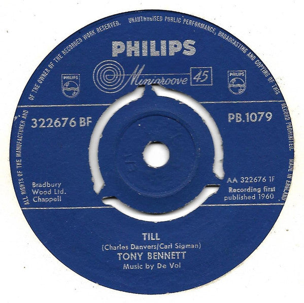 Tony Bennett : Till (7, Single) 0
