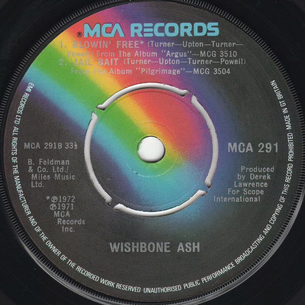 Wishbone Ash : Blowin Free Including Phoenix And Jailbait (7, Maxi) 3