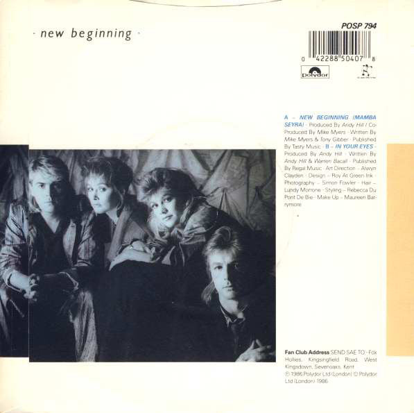 Bucks Fizz : New Beginning (7, Single, Sil) 1