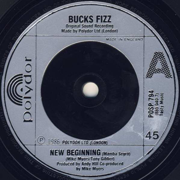 Bucks Fizz : New Beginning (7, Single, Sil) 2