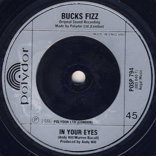 Bucks Fizz : New Beginning (7, Single, Sil) 3