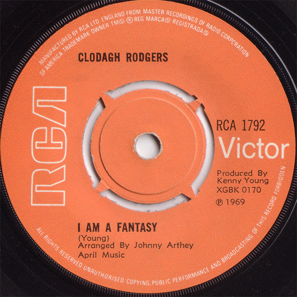 Clodagh Rodgers : Come Back And Shake Me (7, Single, 4-P) 1