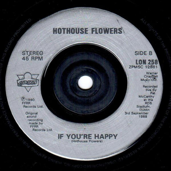 Hothouse Flowers : Give It Up (7, Single) 3