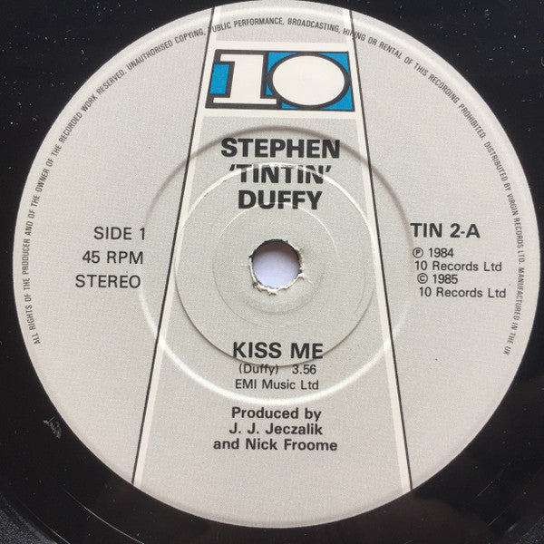 Stephen Duffy : Kiss Me (7, Single) 2