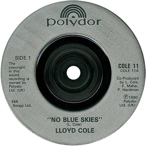 Lloyd Cole : No Blue Skies (7, Single) 2