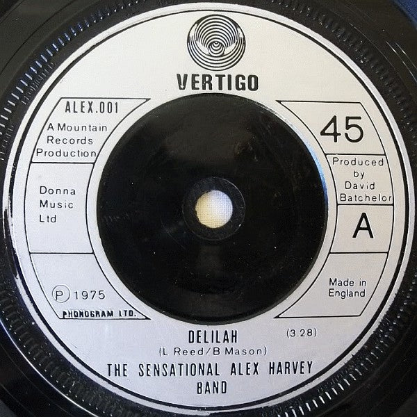 The Sensational Alex Harvey Band : Delilah (7, Single) 0