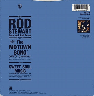 Rod Stewart With The Temptations : The Motown Song (7, Single) 1