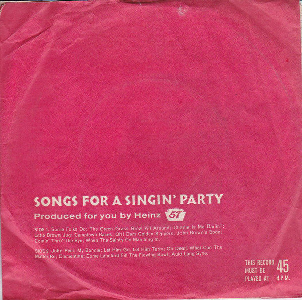 Jack Jackson : Songs For A Singin Party (7) 1