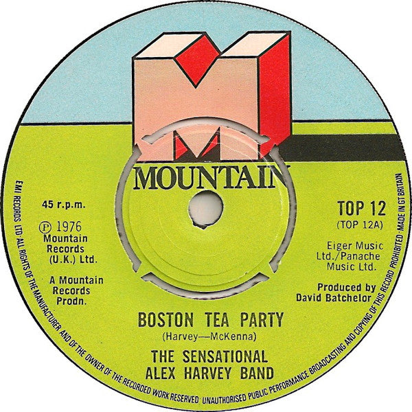 The Sensational Alex Harvey Band : Boston Tea Party (7, Single) 0