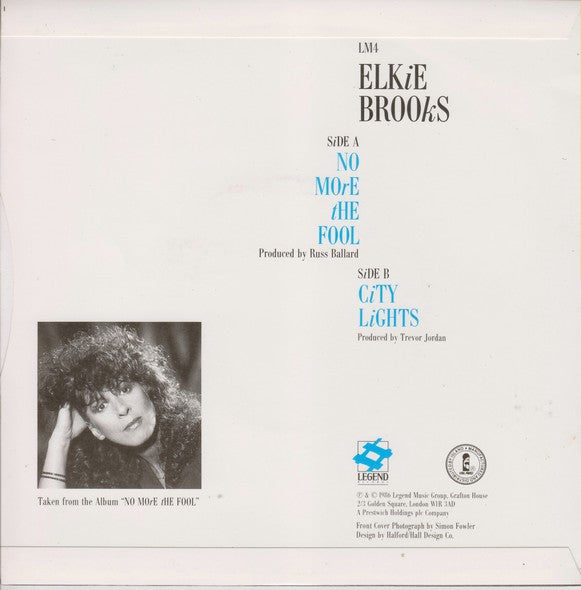 Elkie Brooks : No More The Fool (7, Single) 1
