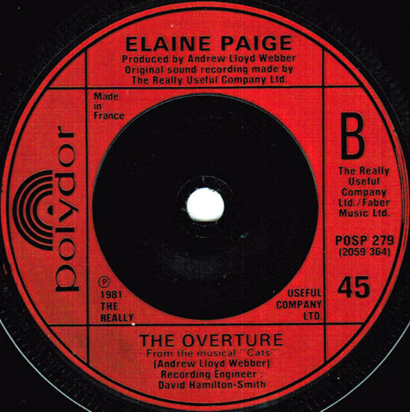 Elaine Paige : Memory (7, Single, Fre) 1