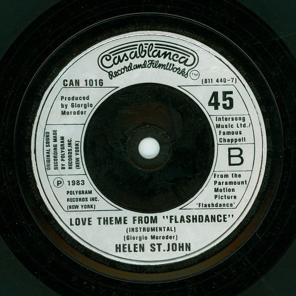 Irene Cara : Flashdance.....What A Feeling (7, Single, Pro) 3
