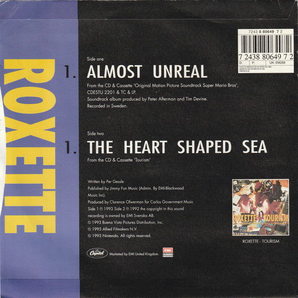 Roxette : Almost Unreal (7, Single) 1