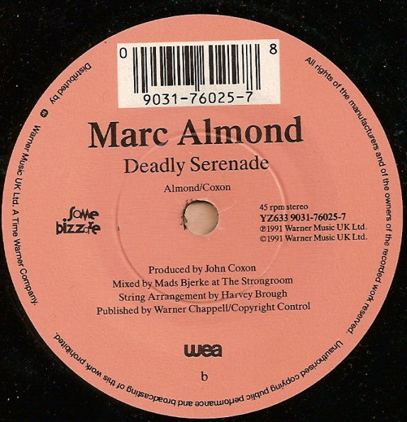 Marc Almond : My Hand Over My Heart (7, Single) 3