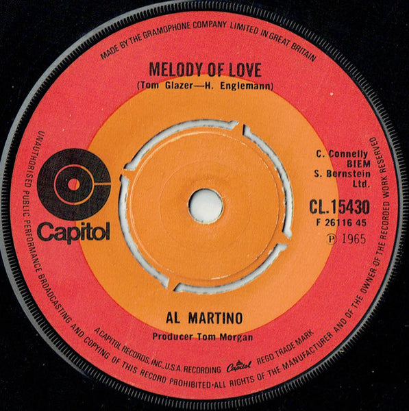 Al Martino : Spanish Eyes (7, Single, RE) 1